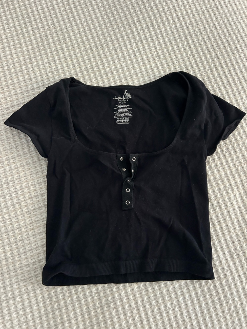 Free people top in black size xs/s